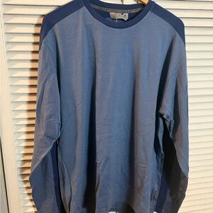 Smartwool Men's Two-Tone Blue Long Sleeve Shirt